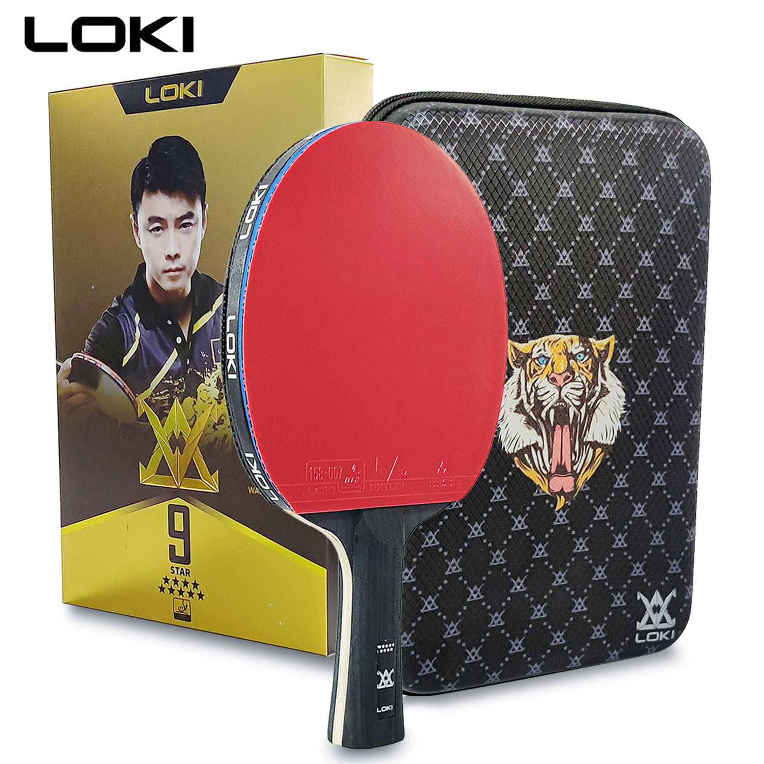 Badminton Racket Carbon - LOKI – raquette de Tennis de