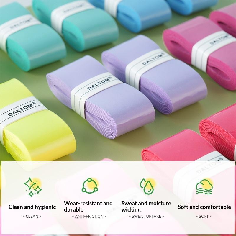 Badminton Grip - Lot de 5/10 poignées de raquette