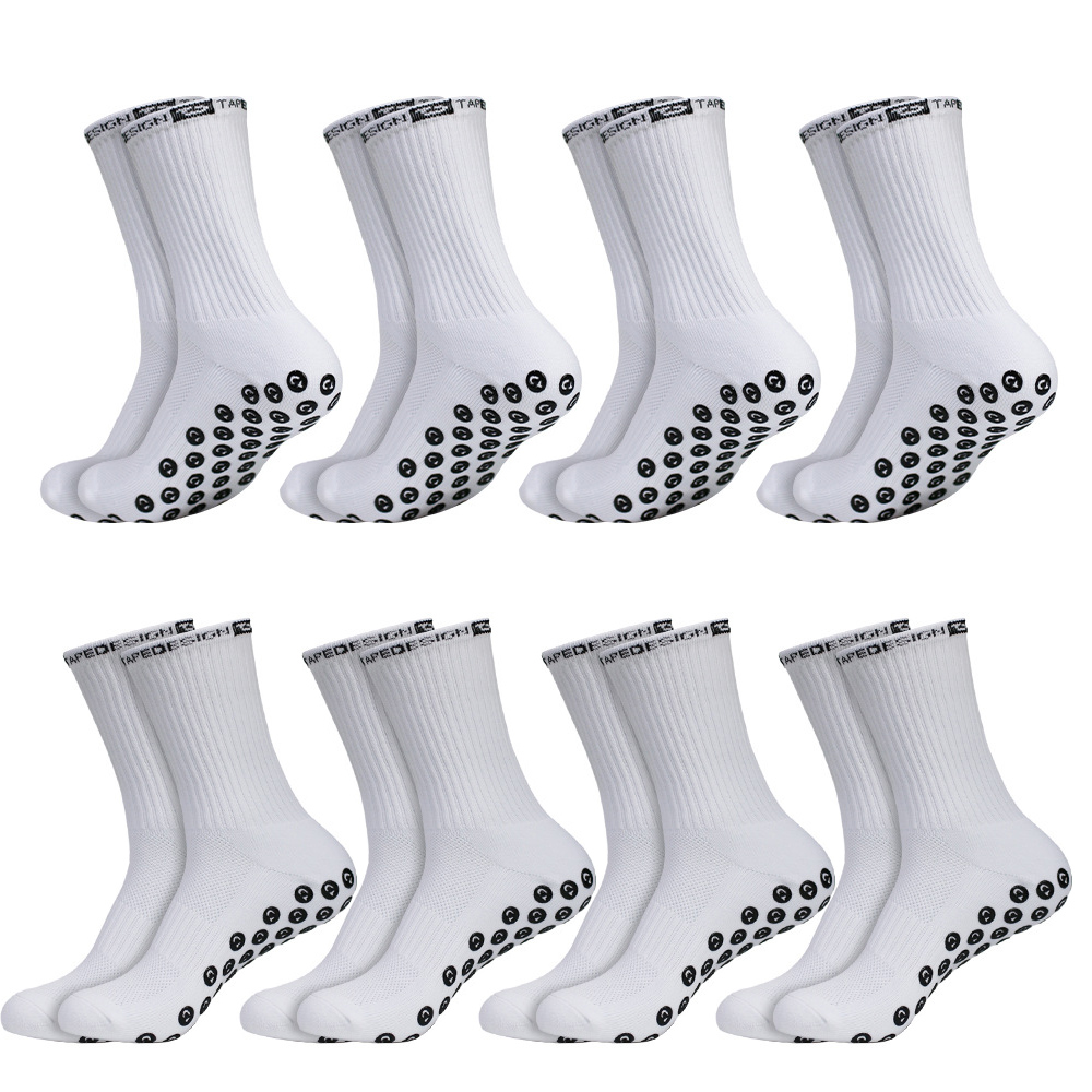 Badminton Grip - 8 paires de chaussettes de football