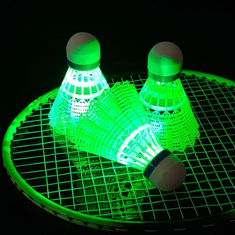 Feather Shuttlecock - Balles d'éclairage lumineuses de Badminton à