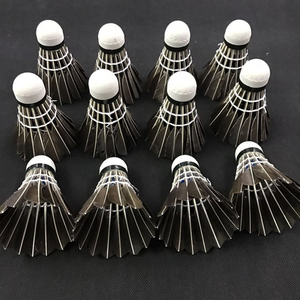 Feather Shuttlecock - 3/6/12 pièces Accessoires de badminton professionnels