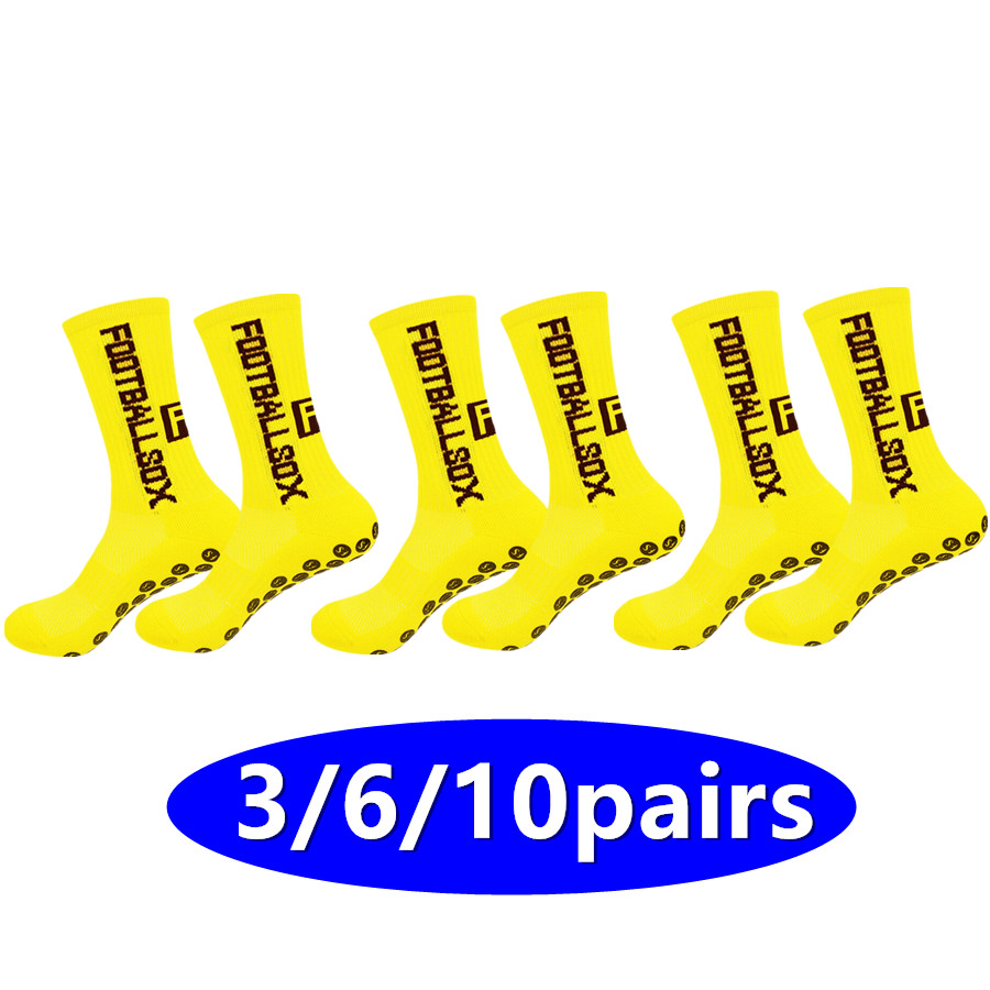 Sports Grip - 3/6/10 paires de chaussettes antidérapantes pour