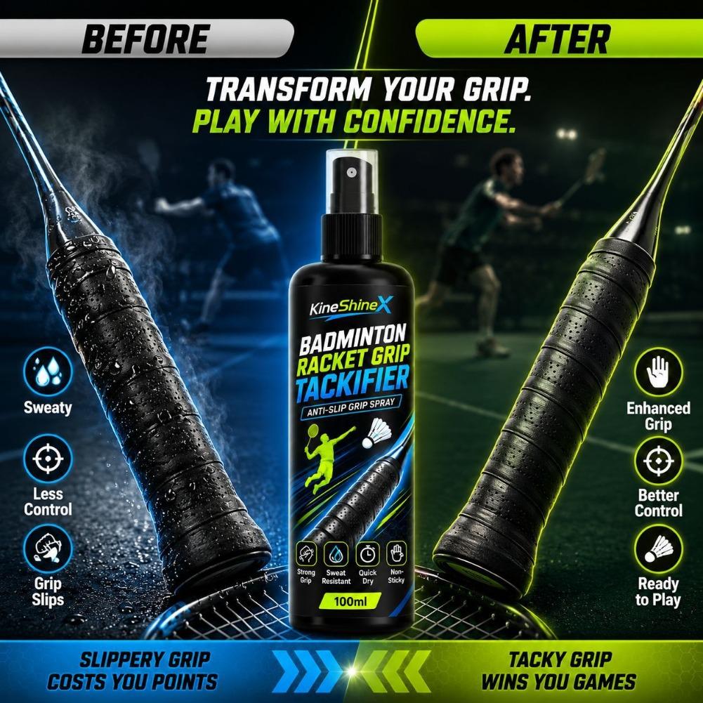 Spray antidérapant pour raquet - Badminton Grip avis et prix