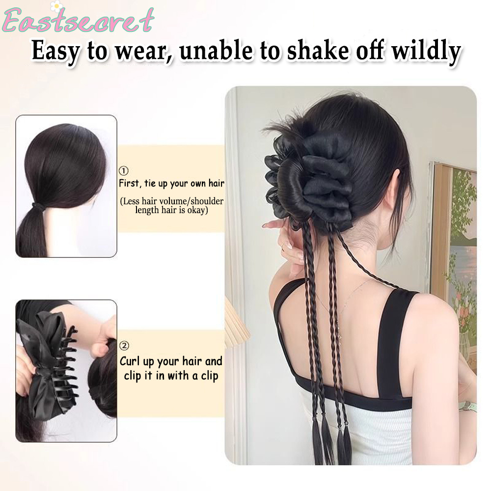 Pince à cheveux noire avec nœu - Feather Shuttlecock avis et prix