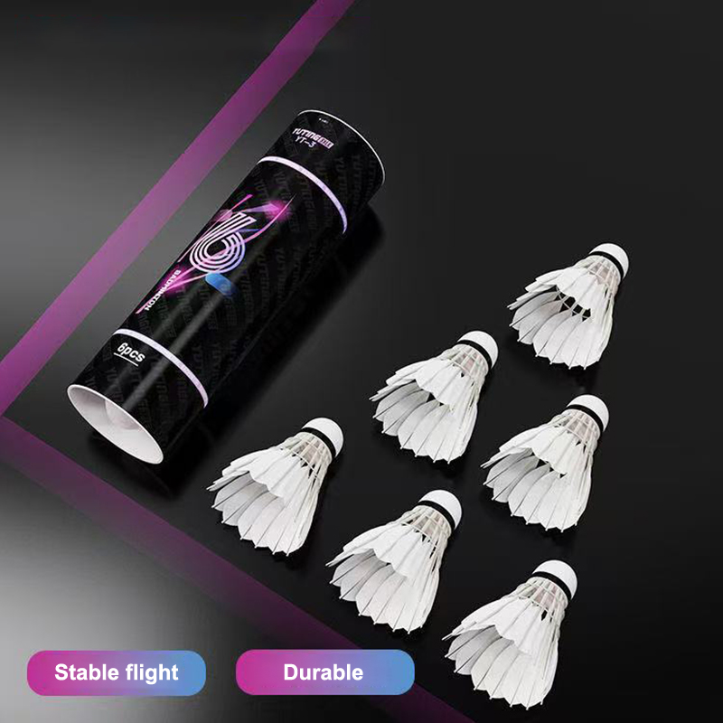 3/6 pièces de volants de badmi - Badminton Shuttlecock avis et prix